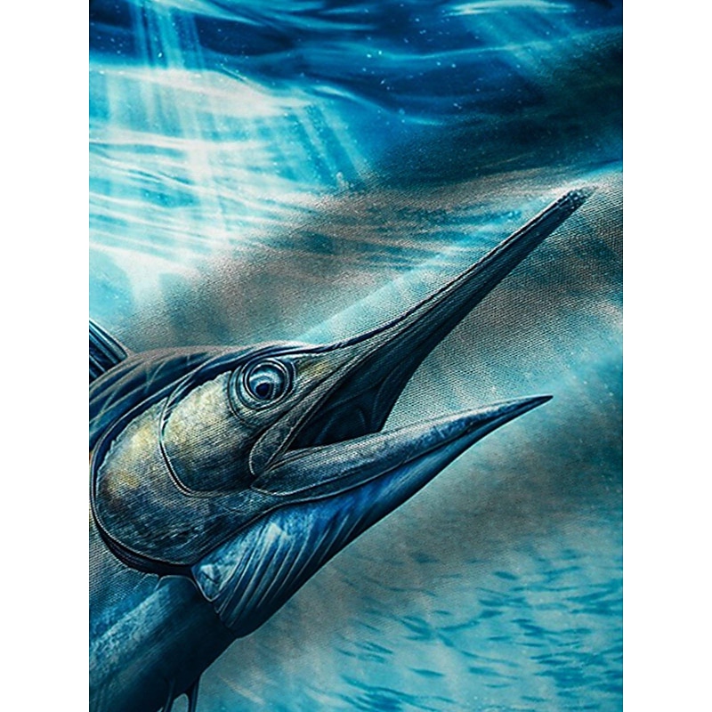 Men's Animal Fish Seascape Pattern Shirt Summer Hawaiian Shirt Aloha Shirt Short Sleeves Shirt Turndown Fashion Designer Casual Outdoor Street Casual Blue S M L3