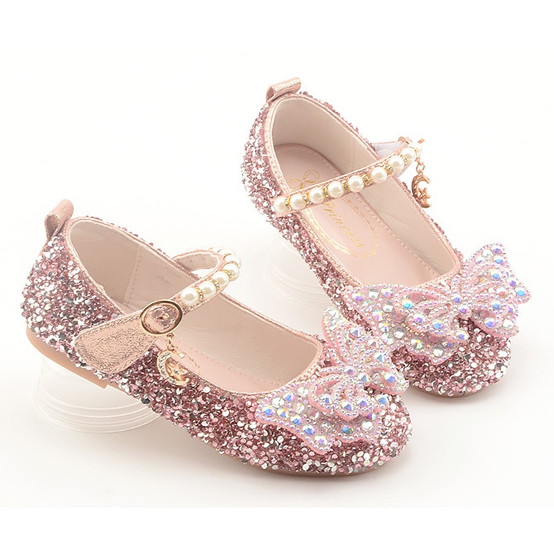 Frozen Fairytale Princess Elsa Mary Jane Shoes Girls' Movie Cosplay Sequins Halloween Silver Rosy Pink Blue Shoes Halloween Carnival Masquerade Polyester Plastics World Book Day Costumes4