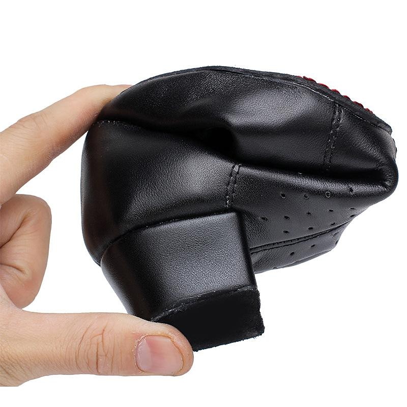 Men's Black Patent Leather Dance Shoes with Lace-Up Design – Comfortable Ballroom & Social Dance Shoes with Low Heel and Soft Suede Sole4