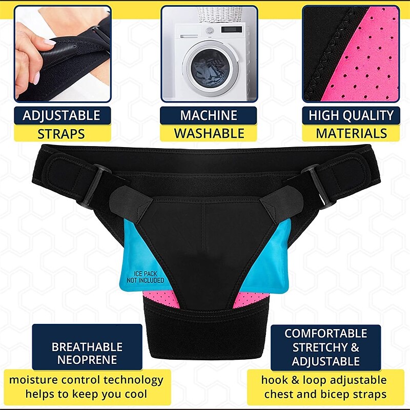 1PCS Shoulder Brace for Women & Men - Shoulder Pain Relief for Torn Rotator Cuff, Support and Compression - Sleeve Wrap for Shoulder Stability and Recovery - Fits Left and Right Arm4