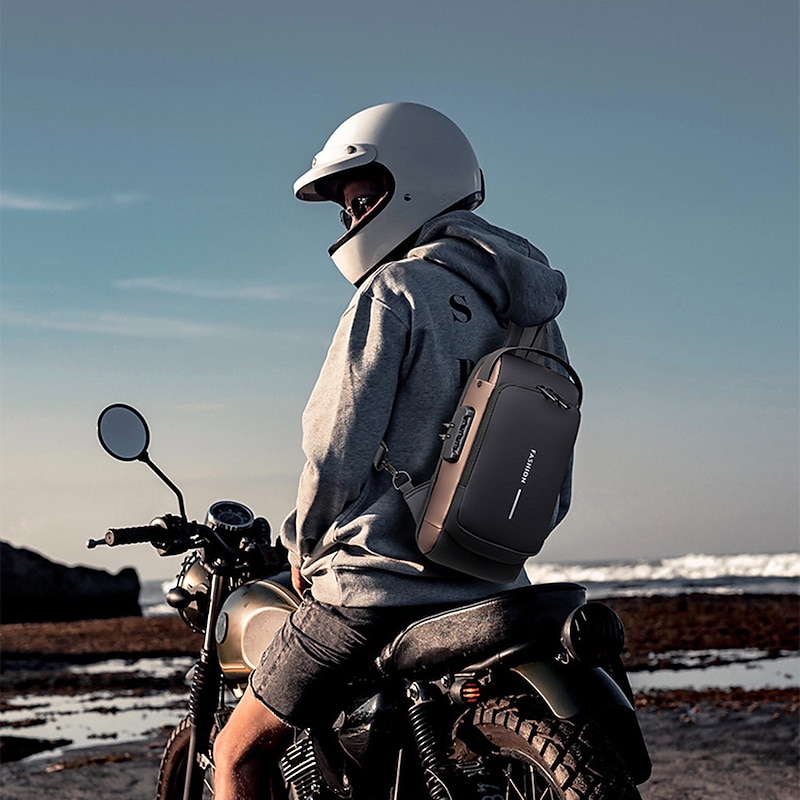 Anti Theft Computer Bag with Usb Charging Port Waterproof and Scratch Resistant Backpack Portable Chest Bag2