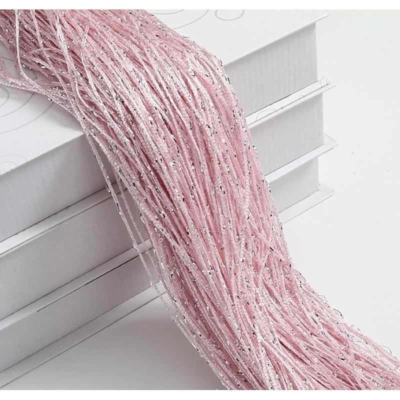 1PCS 100cm*200cm Fly Screen Fringe Tassel Curtain String Sparkle Curtains Bedroom Curtains Room Decor Divider Door Window Decor4