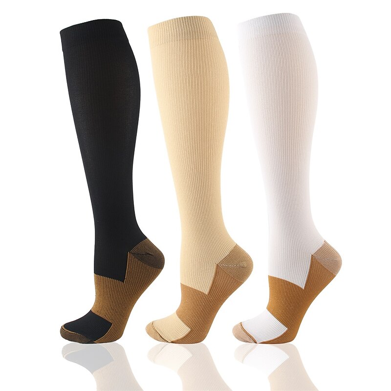 A Pair Sports Pressure Stockings Elastic Stockings Copper Ion Compression Stockings Stockings3