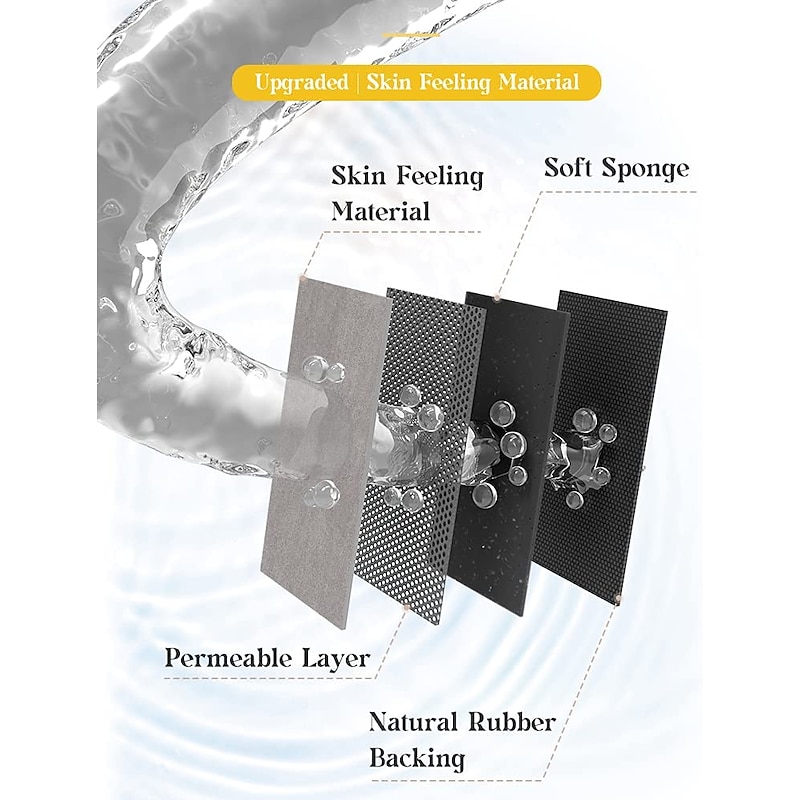 Absorbent Bath Mat Non-slip, Diatomaceous Rubber Non Slip Quick Dry Super Absorbent Thin Bathroom Rugs Fit Under Door-Washable Bathroom Floor Mats-Shower Rug for in Front of Bathtub, Shower3