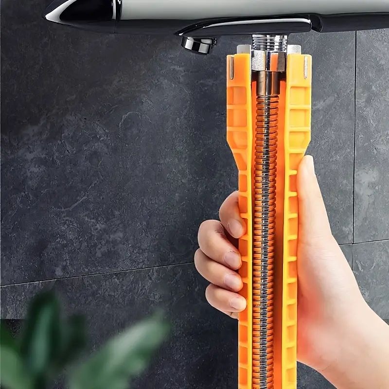Double Head Sink Wrench Multifunctional Bathroom Plumbing Installation Tool Household Water Pipe Faucet Maintenance And Disassembly Tool2