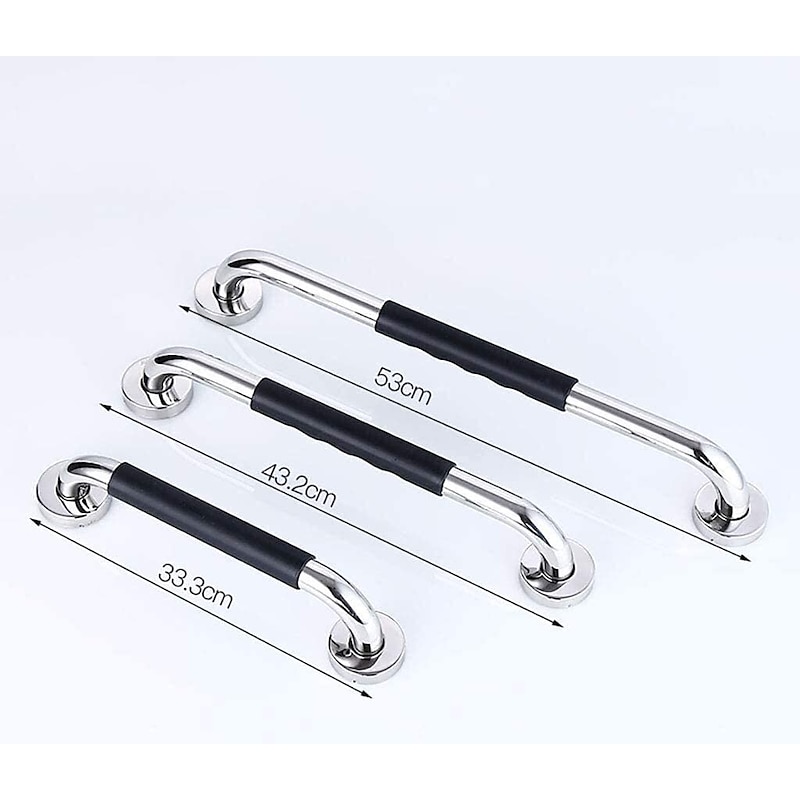 Grab Bars For Shower,304 Stainless Steel Handrail Bathroom Bathtub Elderly Disabled Toilet Toilet Safety Non-Slip Toilet Railing3
