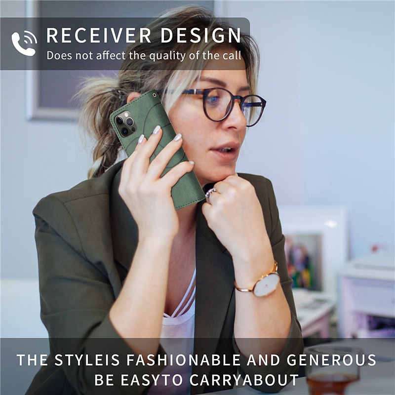 Phone Case For iPhone 17 Pro Max 17 Air 16 15 14 Pro Max Plus 13 Pro Max Mini Wallet Case Flip Cover Zipper with Wrist Strap Shockproof PU Leather3