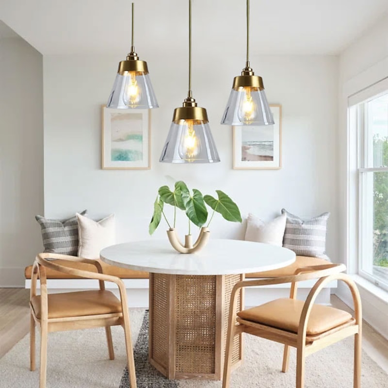 16.5 cm Pendant Light LED Pendant Lantern Design Lamps Glass Cone Electroplated Modern Country Style Shops / Cafes Bedroom Living Room Lights 110-220/220-240V