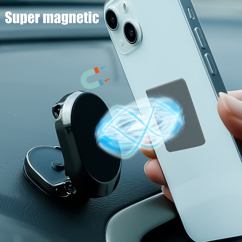 Magnetic Car Phone Holder Magnet Smartphone Mobile Stand Cell GPS Support For iPhone 13 12 XR Xiaomi Mi Huawei Samsung LG2
