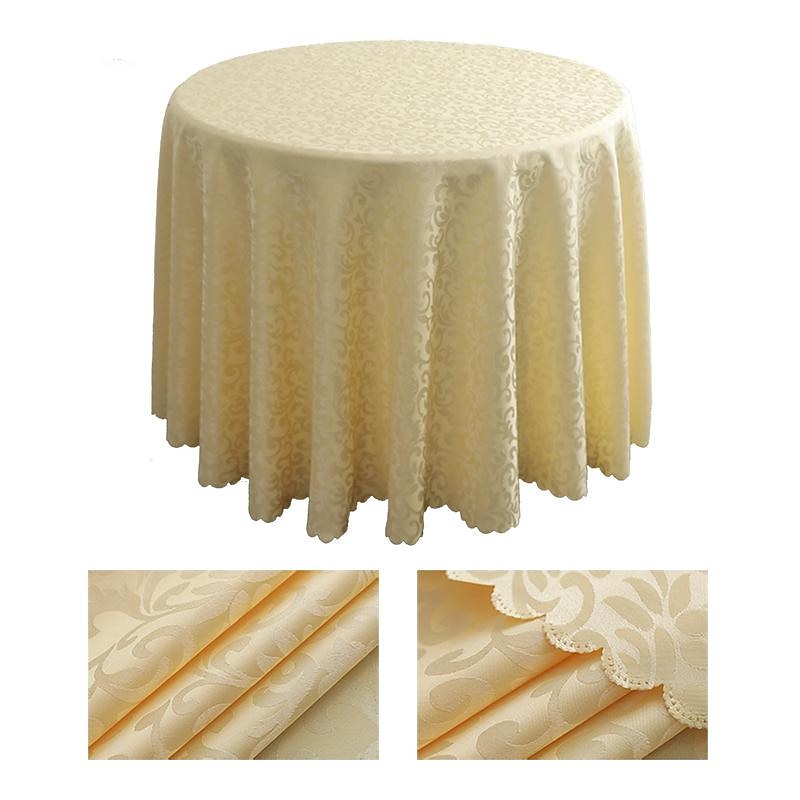 Wedding Decor Tablecloth Red Round Table Cloth Cover for Hotel Restrant Dining,Table Cloth for Harvest, Xmas Holiday, Winter, and Parties4