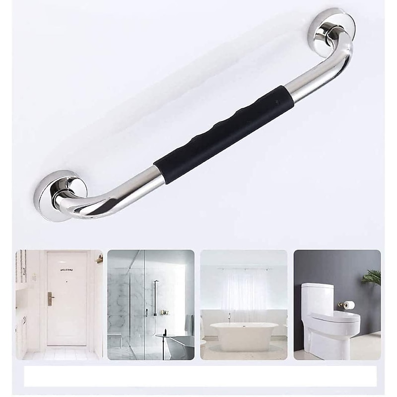 Grab Bars For Shower,304 Stainless Steel Handrail Bathroom Bathtub Elderly Disabled Toilet Toilet Safety Non-Slip Toilet Railing2