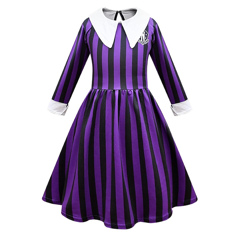 Gothic Horror Dark Academia Dress Cosplay Movie Cosplay for Girls' Kid's Carnival Masquerade
