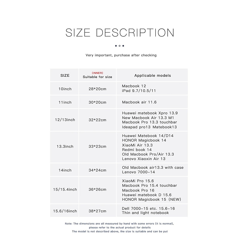 Laptop Sleeves 12" 13.3" 14" inch Compatible with Macbook Air Pro, HP, Dell, Lenovo, Asus, Acer, Chromebook Notebook Waterpoof Shock Proof PU Leather Solid Color for Business Office3