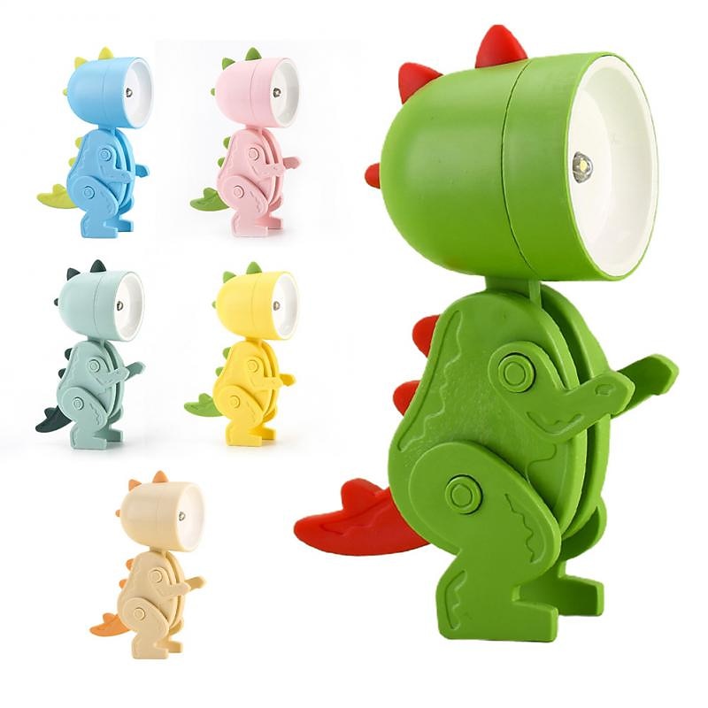 Mini LED Night Light Dinosaur for Kids Children's Cartoon Adjustable Laptop Bedroom Bedside Decoration2