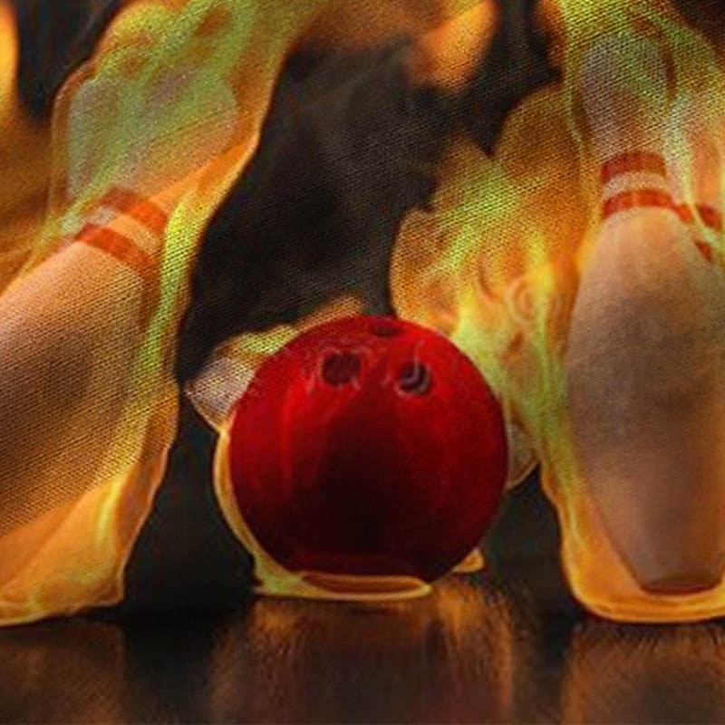 Men's Flame Bowling Ball Shirt Button Up Shirt Short Sleeve Tropical Fashion Hawaiian Outdoor Beach Summer Spring Turndown Print Button-Down Black Yellow Black / Red Red Dusty Blue3