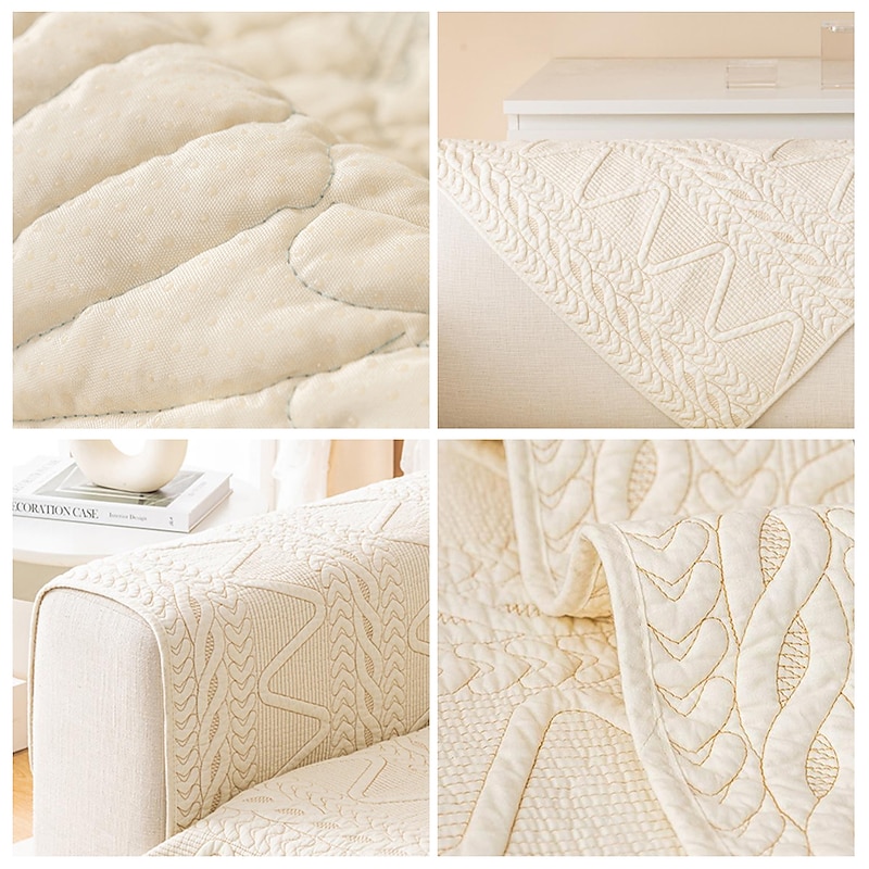 Sofa Cover Nordic Anti-Cat Scratch Sofa Cover Ins Wind Cover Towel Full Cover Nordic Cover Four Seasons Universal(Sold By 1 Pcs,Not A Set)3