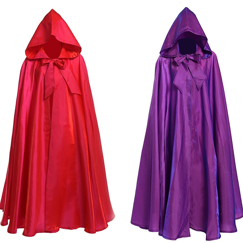 Hocus Pocus Witch Mary Sarah Cloak Kings Day Walpurgis Night Cosplay Movie Cosplay for Men's Women's Adults' Carnival Masquerade3