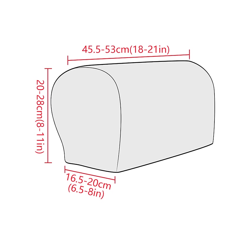 2 Pcs Stretch Armrest Covers Spandex Jacquard Arm Covers Soft and Elastic Protector for Chairs Burgundy Red Couch Sofa Armchair Slipcovers Recliner Sofa2