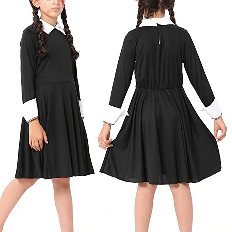 Gothic Horror Dark Academia Dress Cosplay Movie Cosplay for Women's Girls' Kid's Adults' Masquerade2