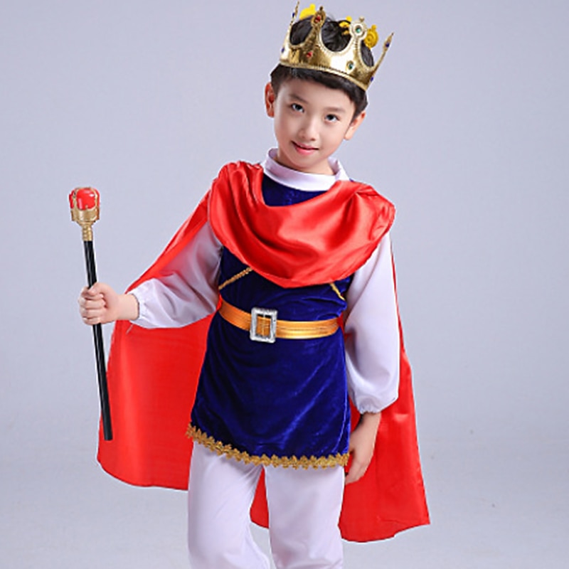 Snow White and the Seven Dwarfs Prince Charming Cosplay Costume Outfits Boys Movie Cosplay Cosplay Halloween Red Top Pants Belt Halloween Carnival Masquerade Polyester World Book Day Costumes4