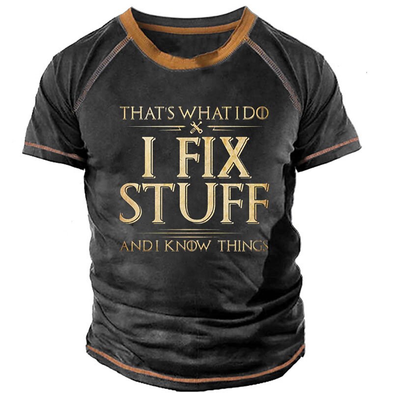 Men's Graphic Letter T Shirt Tee Short Sleeve T shirt 3D Print Crew Neck Shirt Fashion Designer Comfort Outdoor Casual Daily Black Navy Blue Brown Spring & Summer Clothing Apparel S M L XL 2XL 3XL4