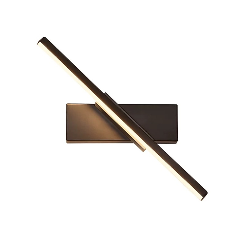 LED Wall Lamps Nordic Modern Minimalist Wall Lamp Creative Staircase Bedside Lamp 330° Rotating Living Room Wall Lamp Warm White/White  110-240V4