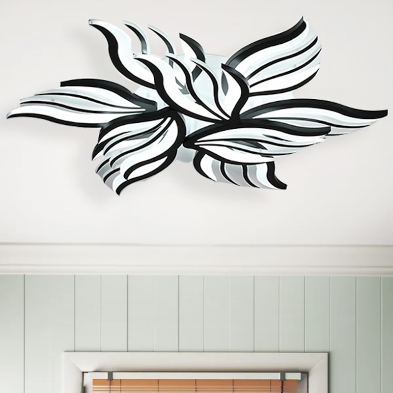 Dimmable Cluster Design Ceiling Lights Plastic Artistic Style Modern Style Novelty Black LED Modern 110-240 V4