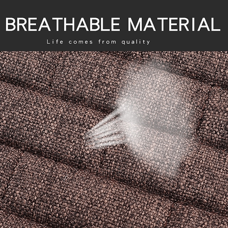 Linen Flax Car Seat Cover – Front Seat Cushion Pad, Breathable Auto Interior Accessory for Car SUV3