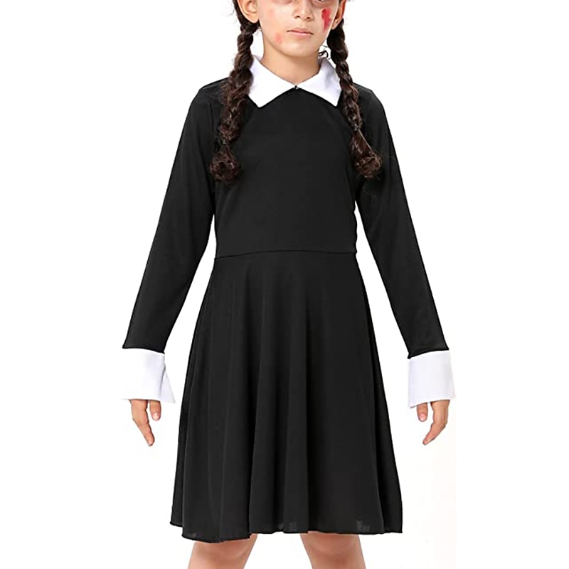 Gothic Horror Dark Academia Dress Cosplay Movie Cosplay for Women's Girls' Kid's Adults' Masquerade4