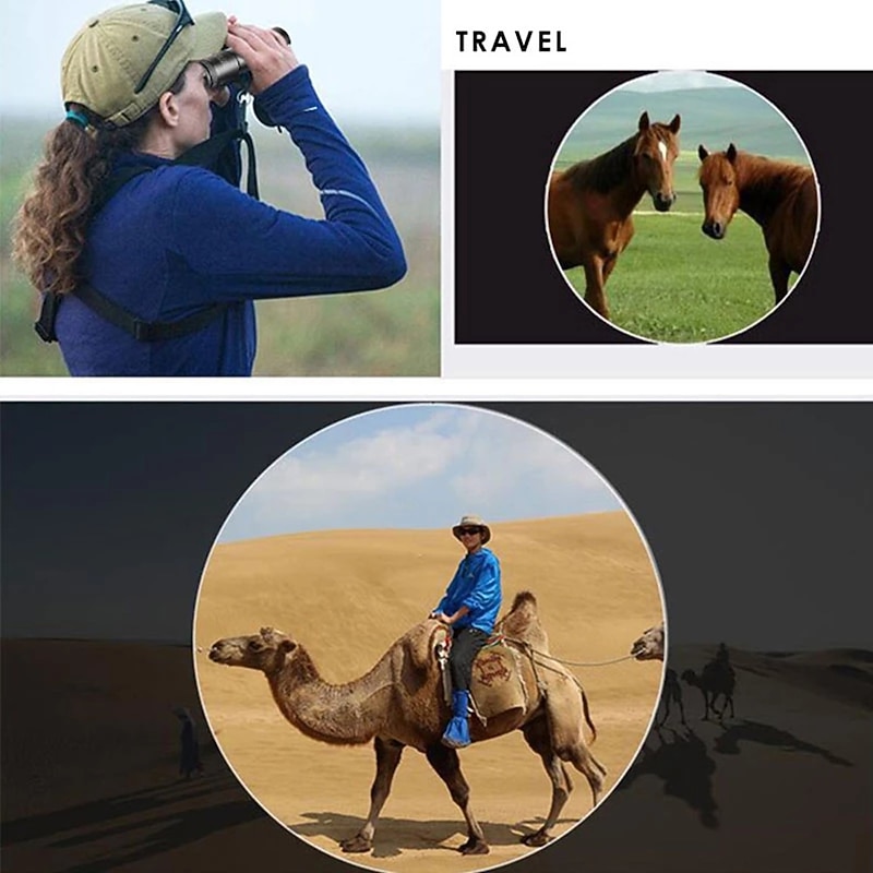 Retractable Monocular 10-300X40mm Long Range Mini with Zoom Magnification for Travel Hunting Camping and Outdoors2