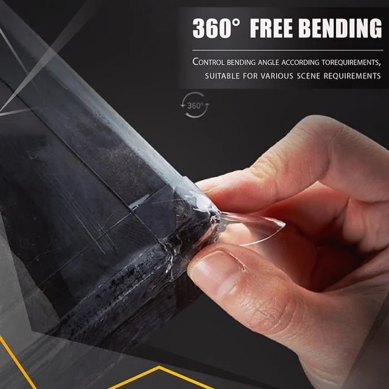 Monster Tape Waterproof Wall Stickers Reusable Heat Resistant Bathroom Home Decoration Tapes Transparent Double Sided Nano Tape 3*200cm4