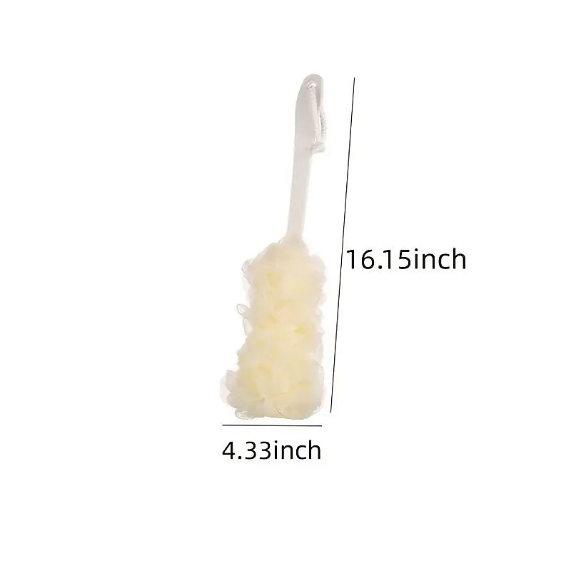 Shower Brush Loofah Sponge With Long Handle Body Back Mesh Scrubber Bath Brush Skin Exfoliating Massage Brush Bath Accessories4