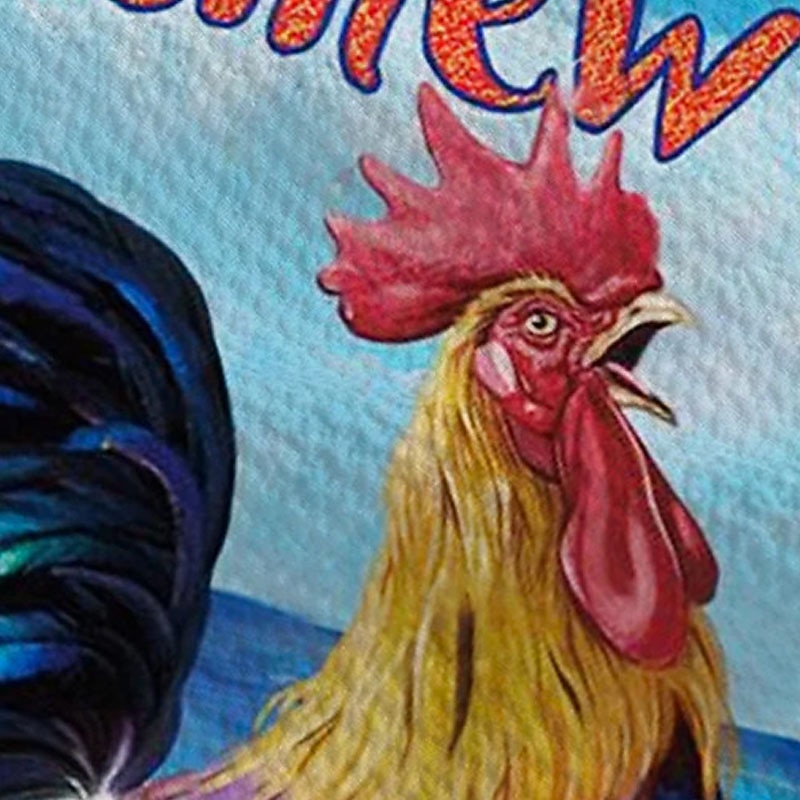 Men's Letter Chicken Beach Shirt Summer Hawaiian Shirt Aloha Shirt Short Sleeve Shirt Turndown Tropical Fashion Hawaiian Casual Hawaiian Holiday Blue S M L2