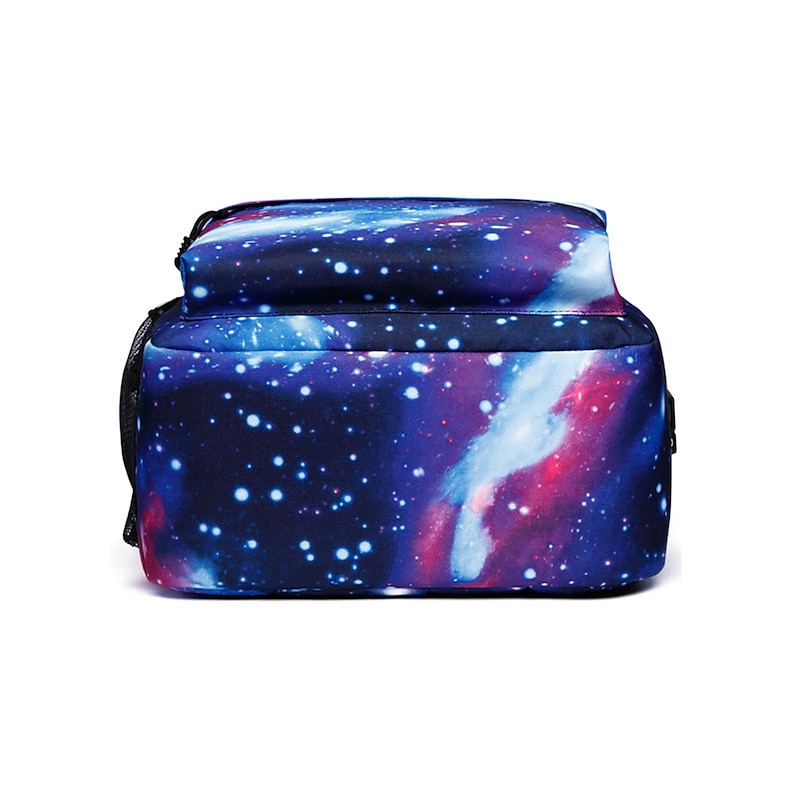 Men's Women's Backpack School Bag Bookbag 3D Print School Outdoor Daily Galaxy Cat Canvas Large Capacity Waterproof Durable Print Red Blue Purple4