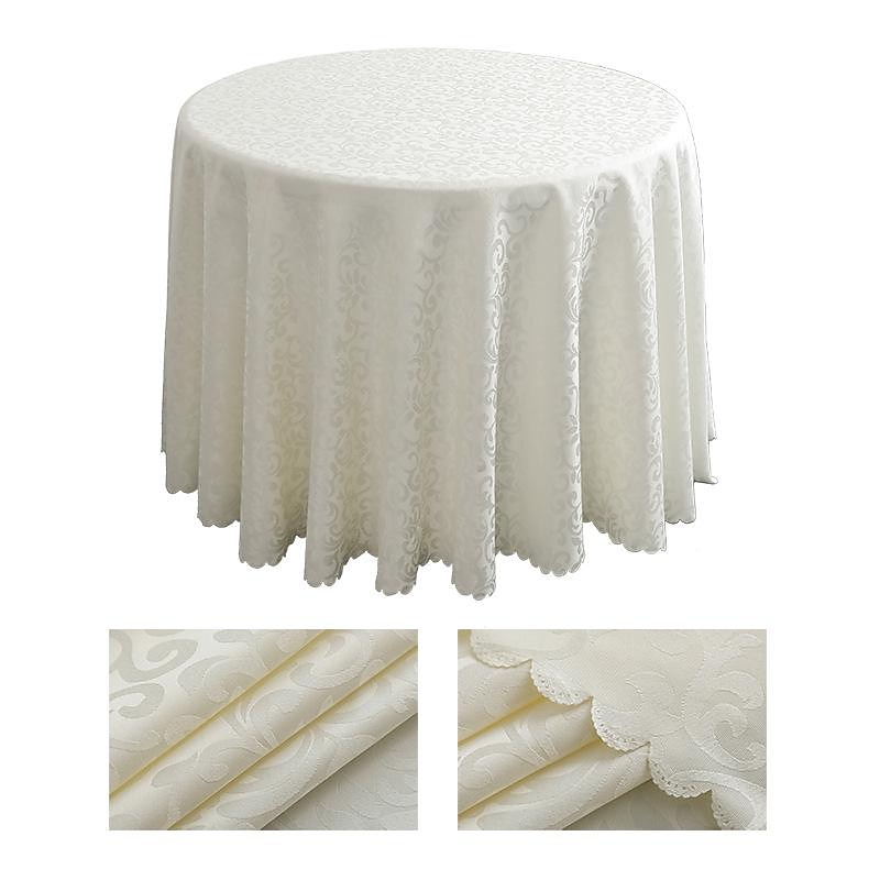 Wedding Decor Tablecloth Red Round Table Cloth Cover for Hotel Restrant Dining,Table Cloth for Harvest, Xmas Holiday, Winter, and Parties2