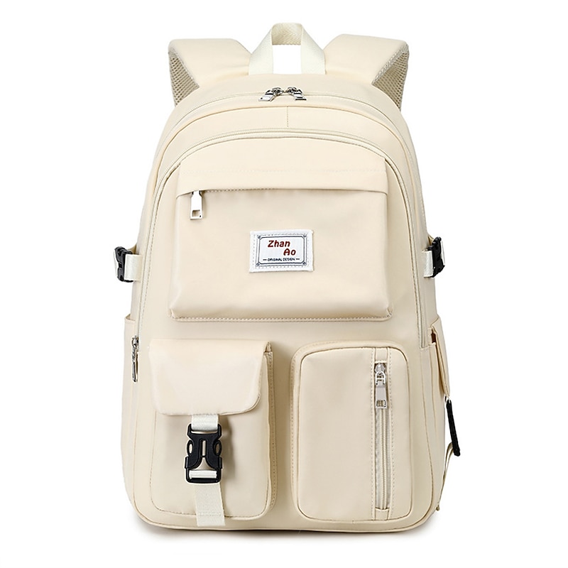 Waterproof Oxford Fabric Backpack for School and Travel - Stylish Multi-pocket Design, Perfect for Students, Back to School