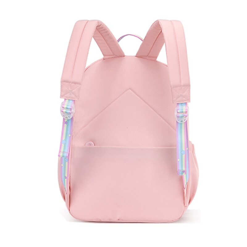 Girls' Cute Unicorn Backpack - Lavender Waterproof   School Bag with Multiple Pockets and Pink Accents for Kids3