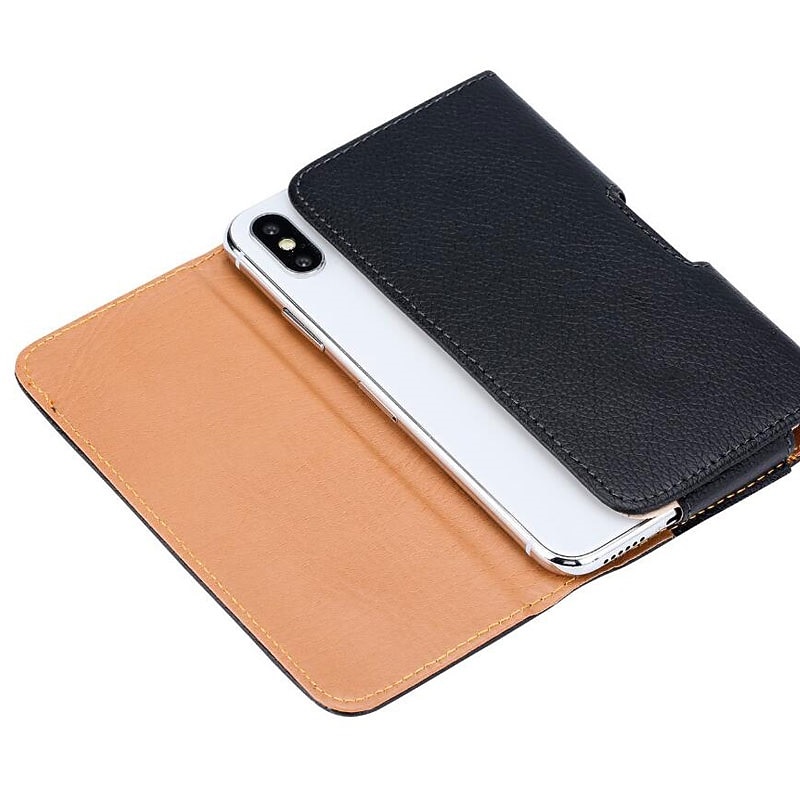 Leather Phone Belt Case 7.2/6.5/6.2/5.2'' Waist Bag Magnetic Vertical Phone Case for iPhone 14 Pro Max 13 12 11 Pouch Cover Belt Clip4