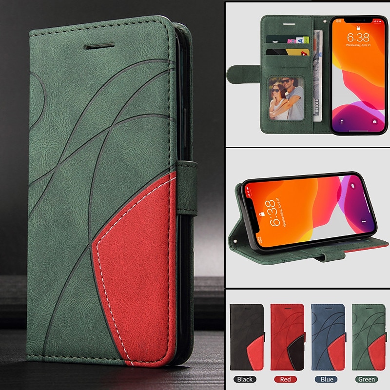 Phone Case For iPhone 17 Pro Max 17 Air 16 15 14 Pro Max Plus 13 Pro Max Mini Wallet Case Flip Cover Zipper with Wrist Strap Shockproof PU Leather