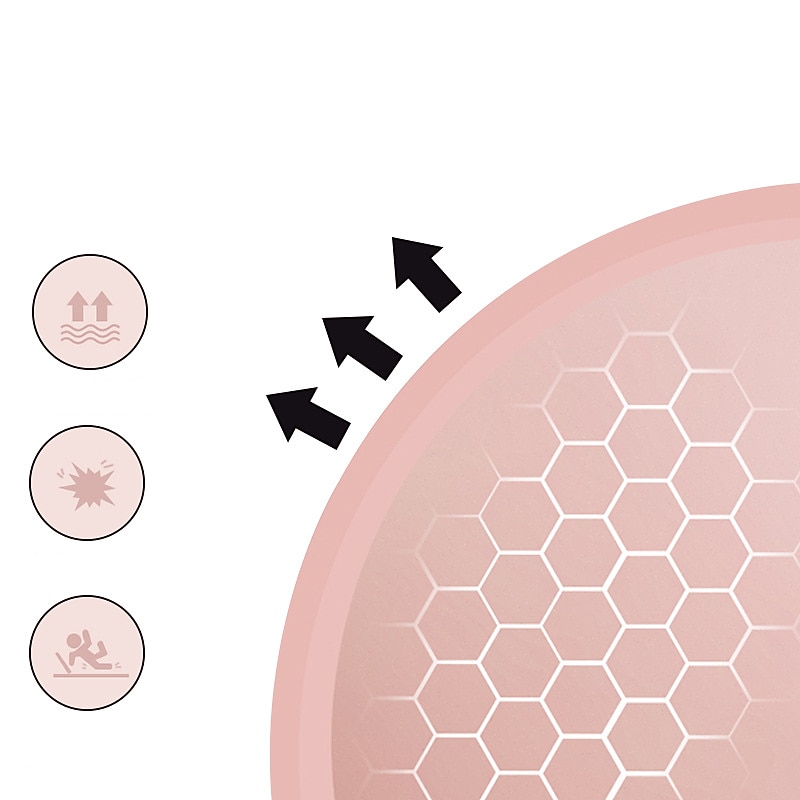 Yoga Ball 25cm Exercise Ball Pregnancy Birthing Ball Chair Flexible Seating Ball Pilates Thickened Anti-Burst Balance Ball for Fitness Workout with Inflator Pump3