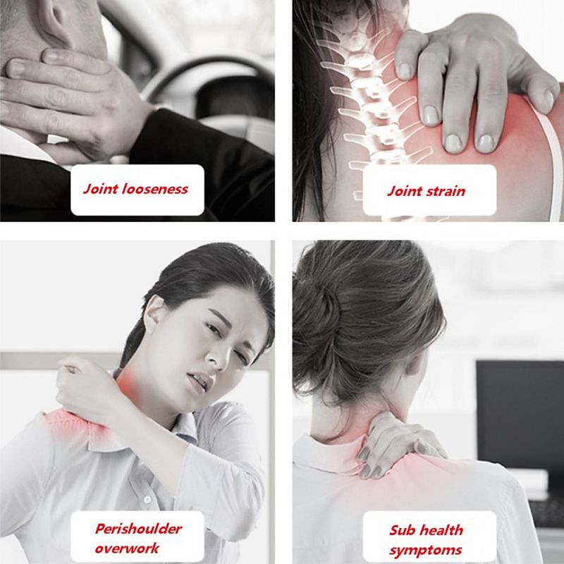 USB Electronic Heated Shoulder Wrap Men Women Adjustable Heating Pad Shoulder Support Brace Hot Therapy Pain Relief Recovery3