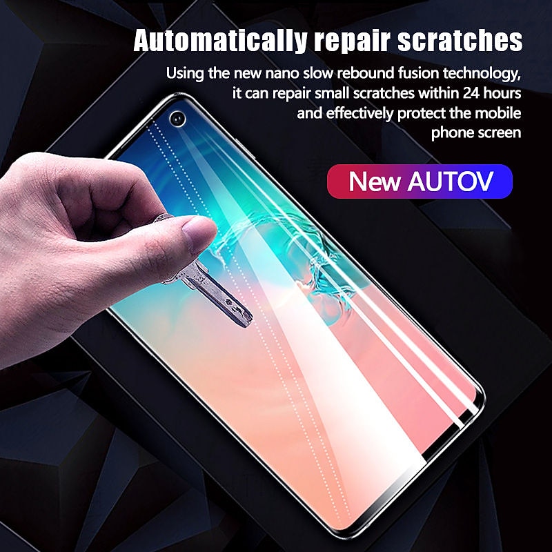 2 Sets Screen Protector For Samsung Galaxy S25 Ultra S25 Ultra Plus S24 Ultra Plus S23 S22 S21 S20 Plus Ultra A54 A34 A14 TPU Hydrogel Hydrogel Film 9H Hardness Self-healing Anti Bubbles3