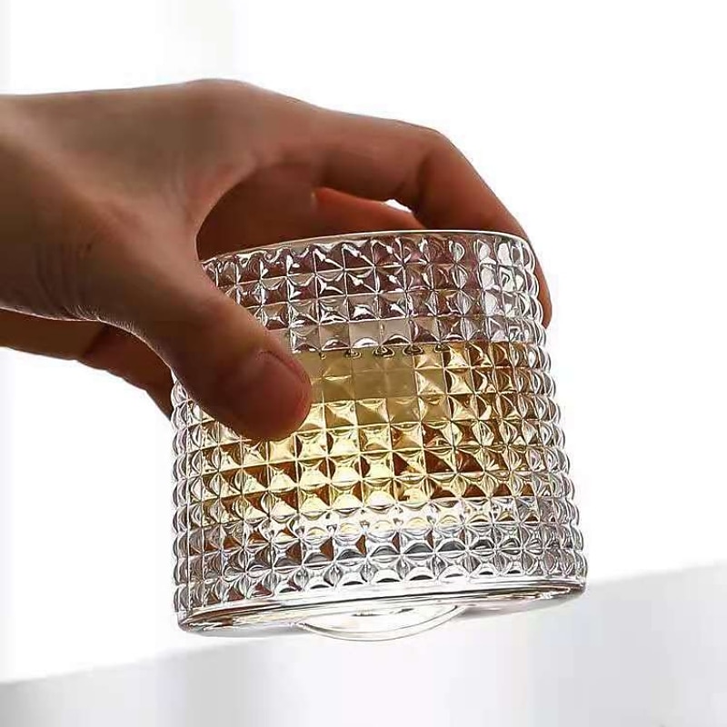 Bar Rotating Whiskey White Wine Gyro Cup Household Beer Red Wine Glass Shaker Tumbler Cup Whiskey Ice Cube Ice Maker3