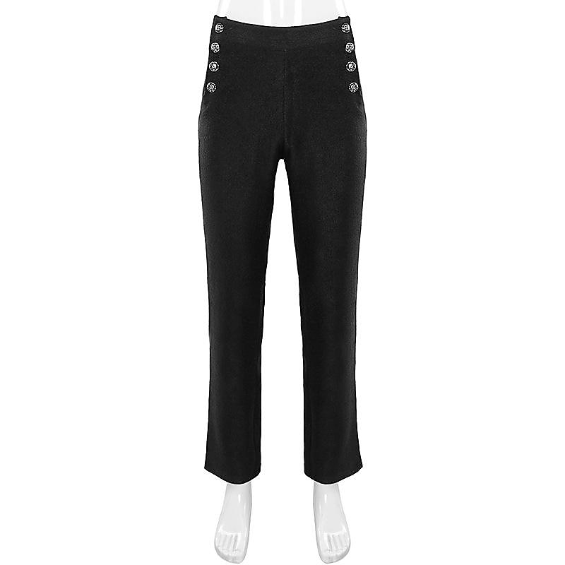 Mens Pants Trousers Victorian Medieval Renaissance Steampunk Punk Gothic Retro Vintage Men's Costume Vintage Cosplay Casual Daily Pants3