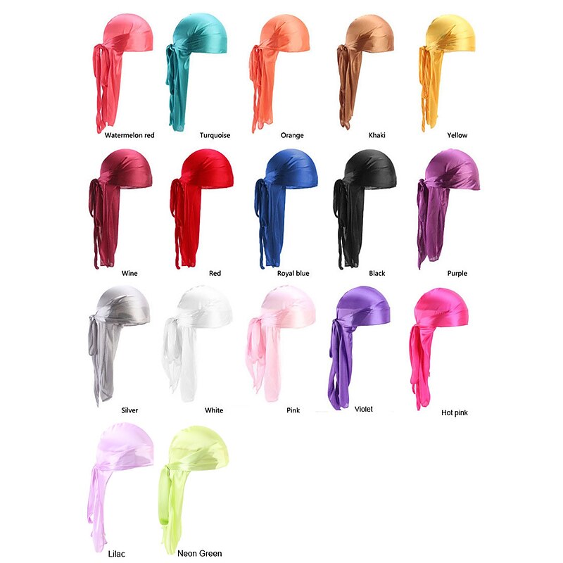 Imitation Silk Strapping Pirate Cap Cape Headband Cap Cap Cap3