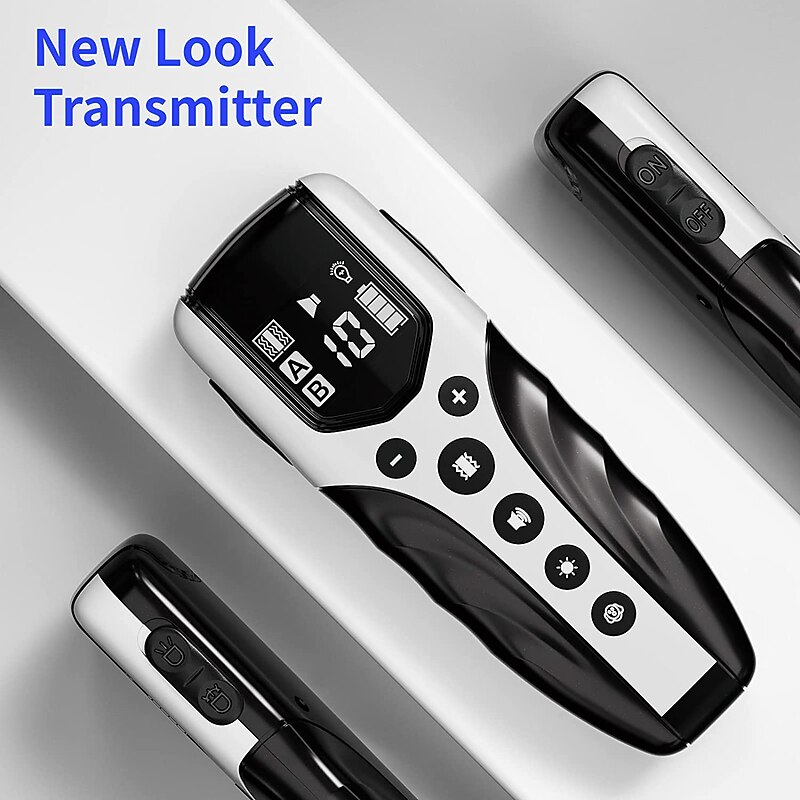 2000FT Pet Dog Training Collar 4 Working Mode Flashlight Beep Vibration Shock With Keypad Lock IPX7 Waterproof Type C Rechargeable4