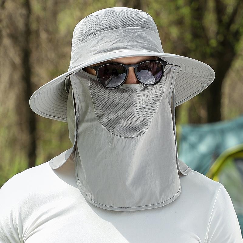 Sun Hat Bucket Hat Fishing Hat Hat Waterproof Portable UV Sun Protection Autumn / Fall Men's Women's Fishing Activity3