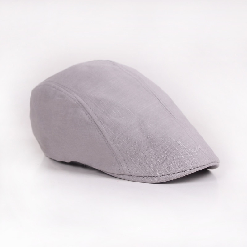 Men's Flat Cap Black White Cotton Fashion Streetwear Stylish 1920s Fashion Outdoor Daily Going out Plain Warm2