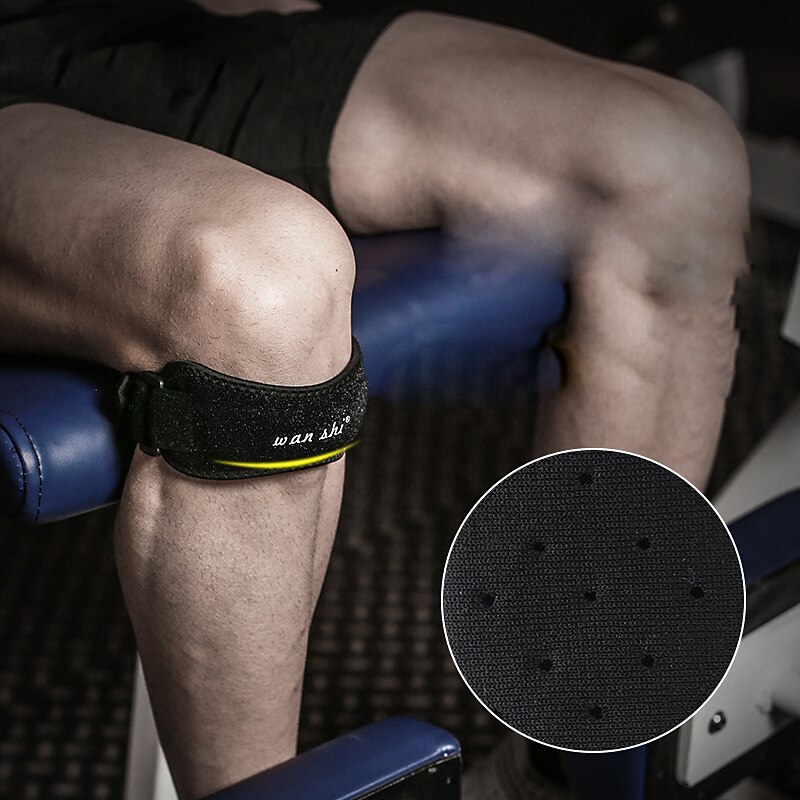 1PC Patella Tendon Knee Strap Knee Pain Relief Support Brace Hiking Soccer Basketball Running Jumpers Knee Tennis Tendonitis Volleyball & Squats4