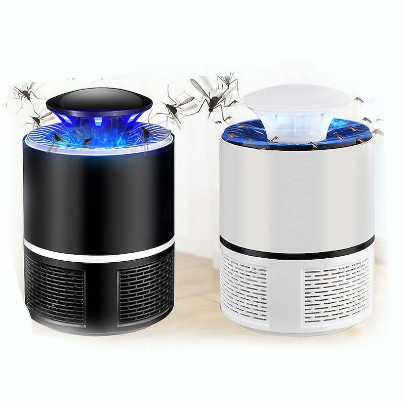 Bug Zapper Automatic Indoor Insect Trap - UV Black Light & Fan Mosquito, Fruit Fly & Gnat Killer with USB Rechargeable3